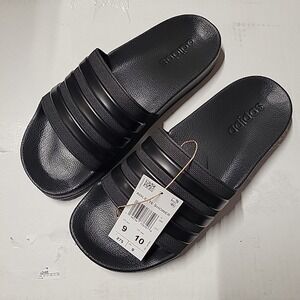 Adidas Unisex Shower Slides Sandal Size 9 Men Triple Black GZ3772